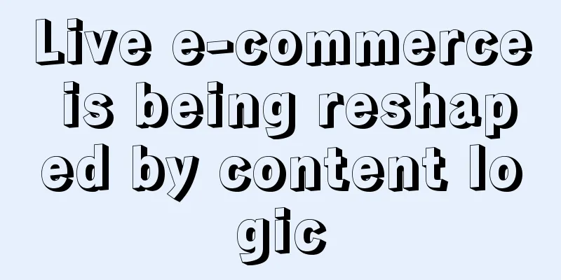 Live e-commerce is being reshaped by content logic
