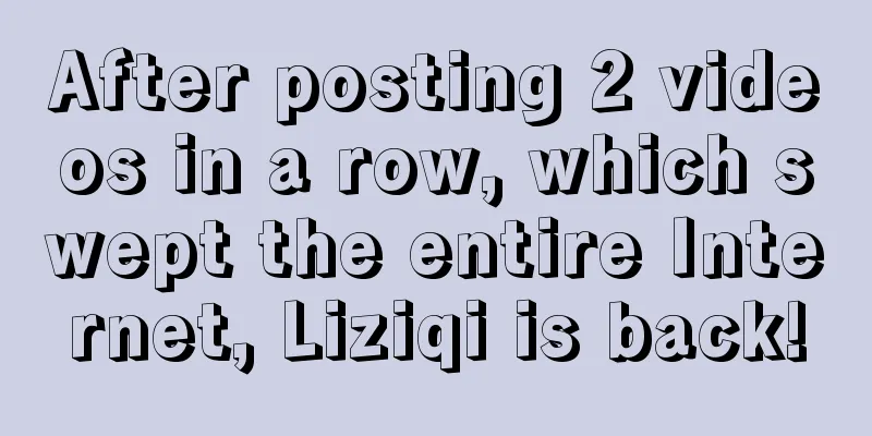After posting 2 videos in a row, which swept the entire Internet, Liziqi is back!
