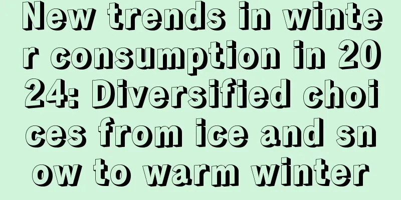 New trends in winter consumption in 2024: Diversified choices from ice and snow to warm winter