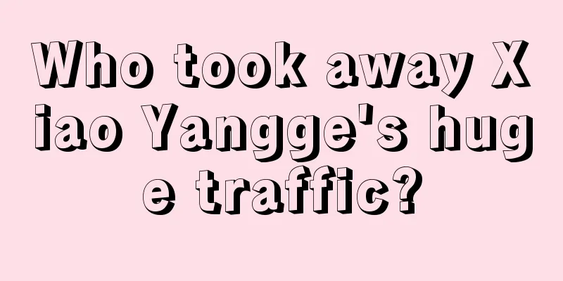 Who took away Xiao Yangge's huge traffic?