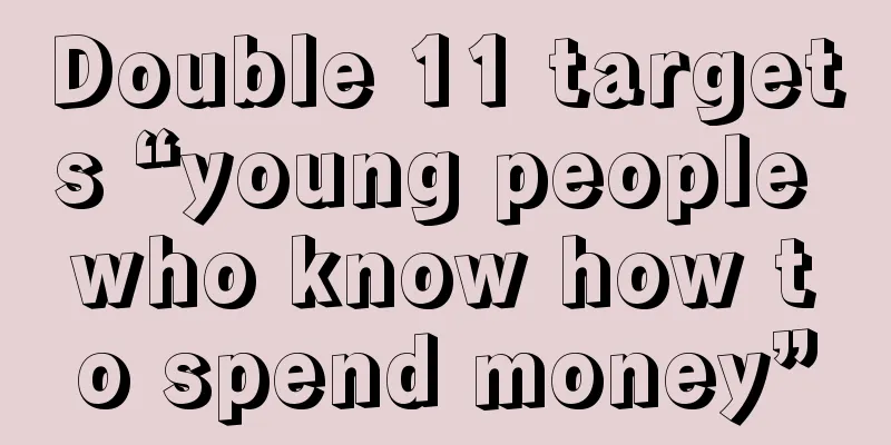 Double 11 targets “young people who know how to spend money”