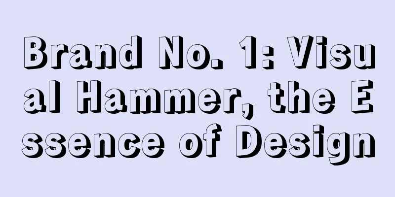 Brand No. 1: Visual Hammer, the Essence of Design
