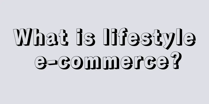 What is lifestyle e-commerce?