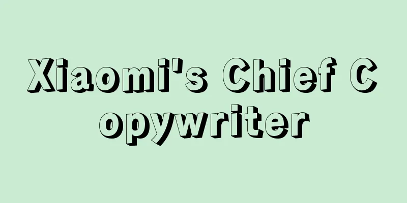Xiaomi's Chief Copywriter