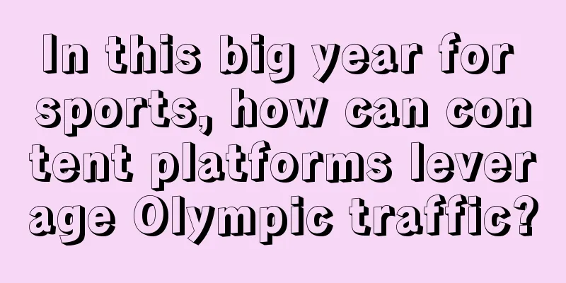 In this big year for sports, how can content platforms leverage Olympic traffic?