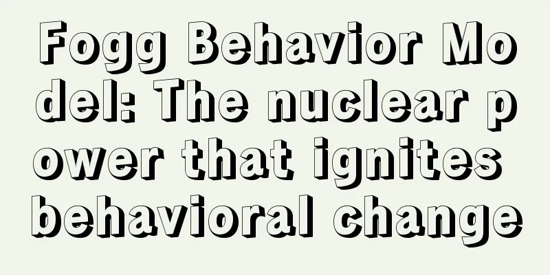 Fogg Behavior Model: The nuclear power that ignites behavioral change