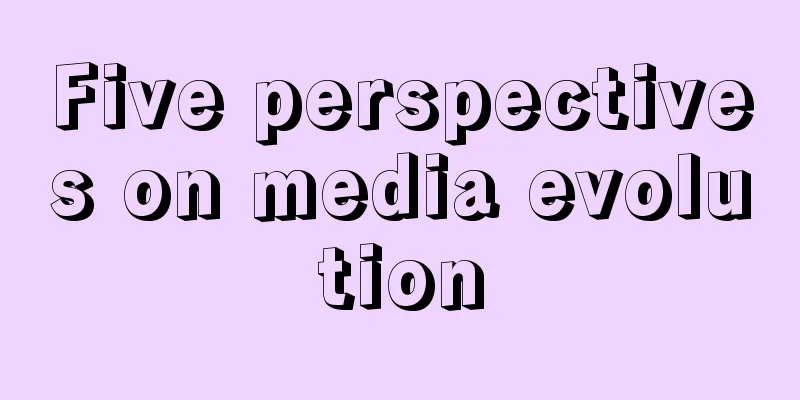 Five perspectives on media evolution