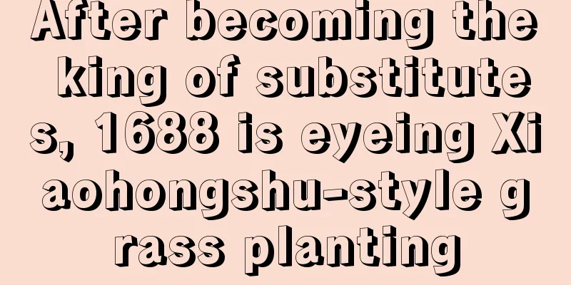 After becoming the king of substitutes, 1688 is eyeing Xiaohongshu-style grass planting