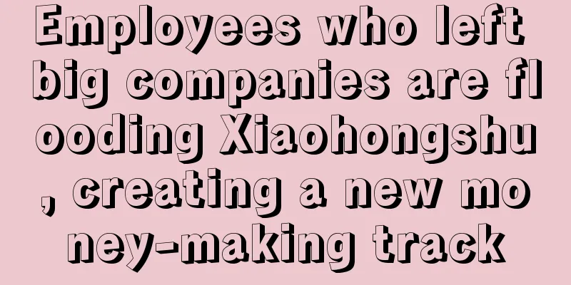 Employees who left big companies are flooding Xiaohongshu, creating a new money-making track
