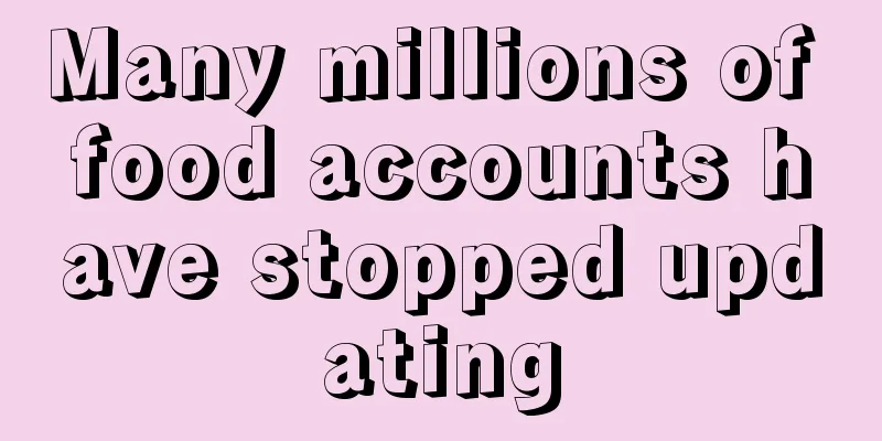 Many millions of food accounts have stopped updating