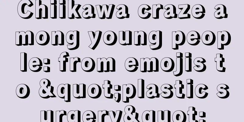 Chiikawa craze among young people: from emojis to "plastic surgery"
