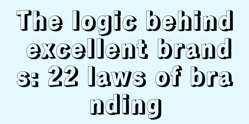 The logic behind excellent brands: 22 laws of branding