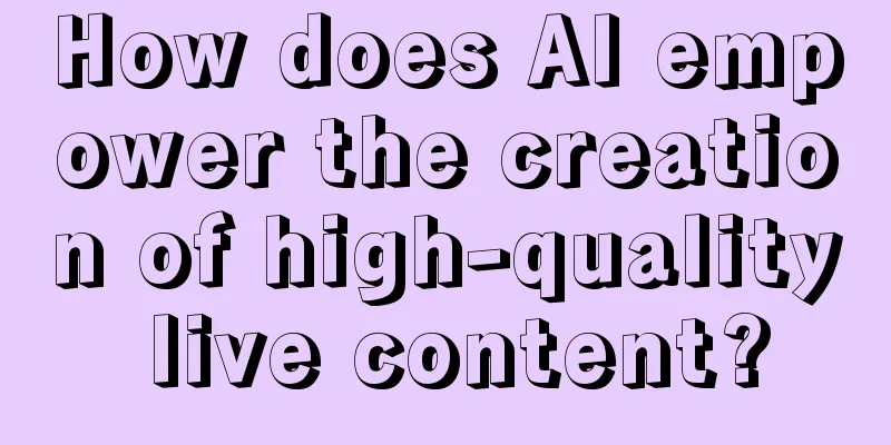 How does AI empower the creation of high-quality live content?