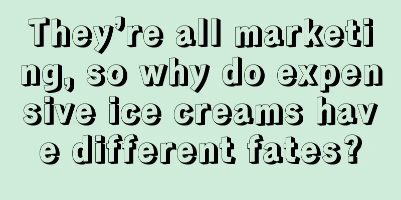 They’re all marketing, so why do expensive ice creams have different fates?