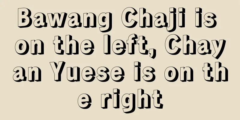 Bawang Chaji is on the left, Chayan Yuese is on the right