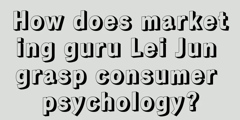 How does marketing guru Lei Jun grasp consumer psychology?