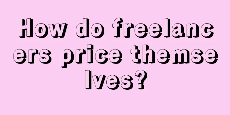 How do freelancers price themselves?