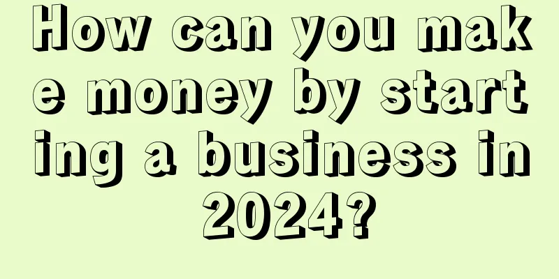 How can you make money by starting a business in 2024?