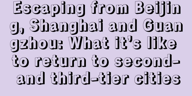 Escaping from Beijing, Shanghai and Guangzhou: What it’s like to return to second- and third-tier cities