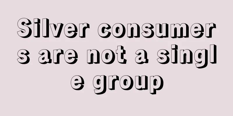 Silver consumers are not a single group