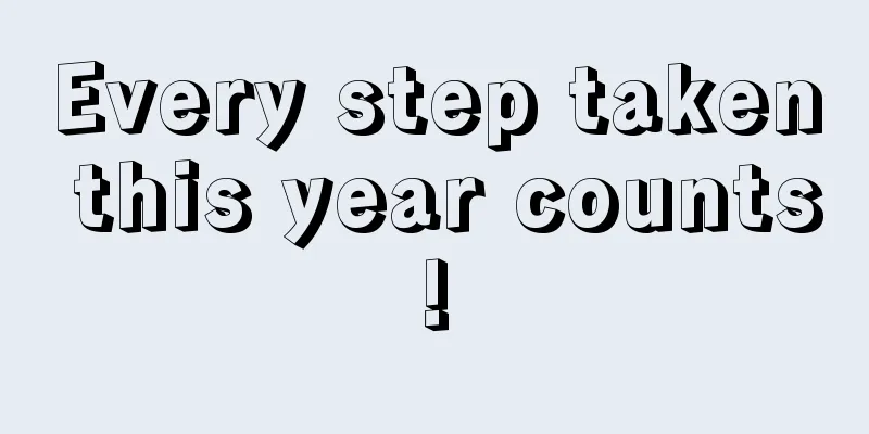 Every step taken this year counts!