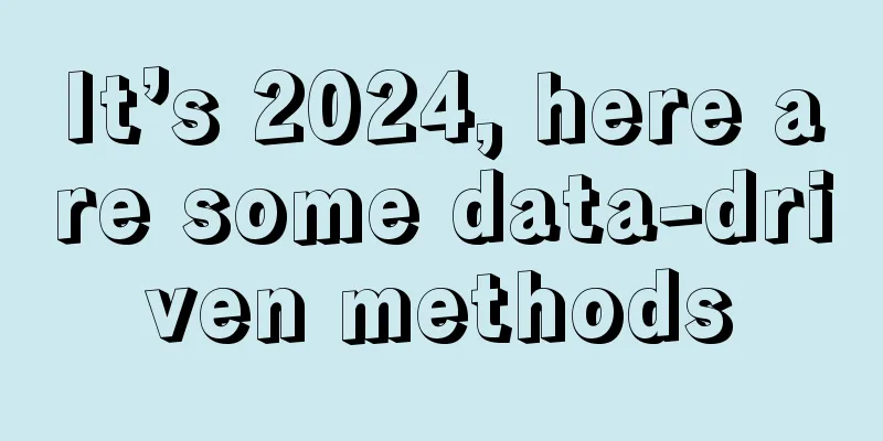It’s 2024, here are some data-driven methods