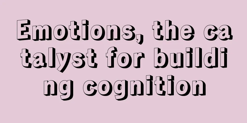 Emotions, the catalyst for building cognition