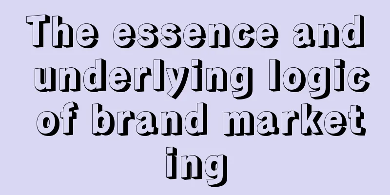 The essence and underlying logic of brand marketing