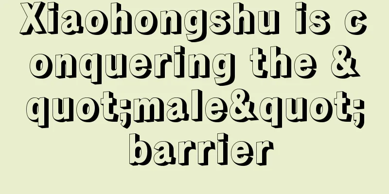 Xiaohongshu is conquering the "male" barrier