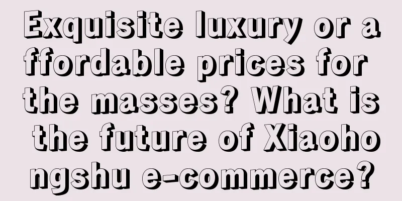 Exquisite luxury or affordable prices for the masses? What is the future of Xiaohongshu e-commerce?