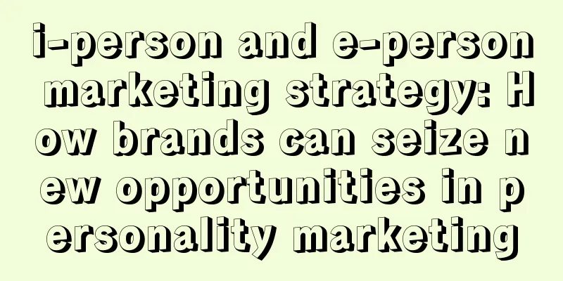 i-person and e-person marketing strategy: How brands can seize new opportunities in personality marketing