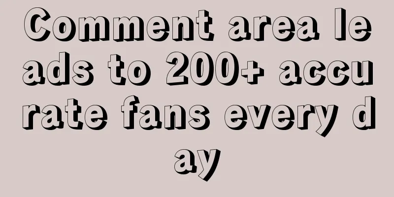 Comment area leads to 200+ accurate fans every day