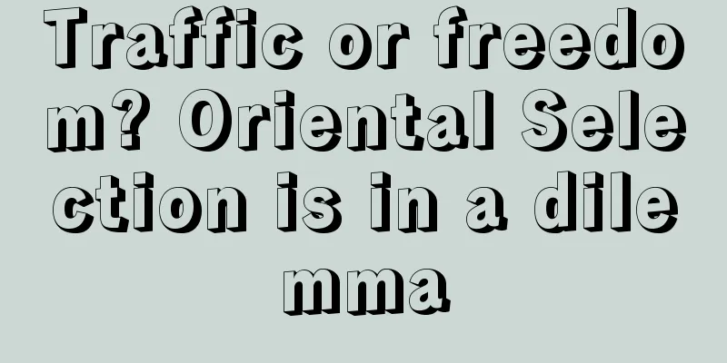 Traffic or freedom? Oriental Selection is in a dilemma