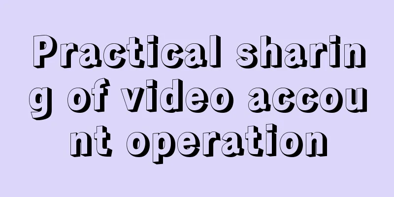 Practical sharing of video account operation