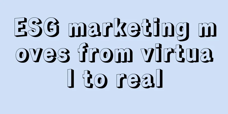 ESG marketing moves from virtual to real