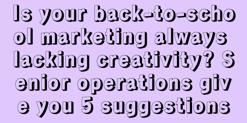 Is your back-to-school marketing always lacking creativity? Senior operations give you 5 suggestions