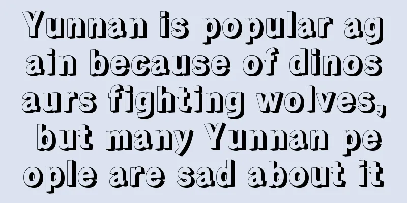 Yunnan is popular again because of dinosaurs fighting wolves, but many Yunnan people are sad about it