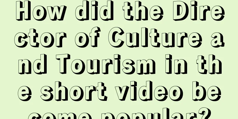 How did the Director of Culture and Tourism in the short video become popular?