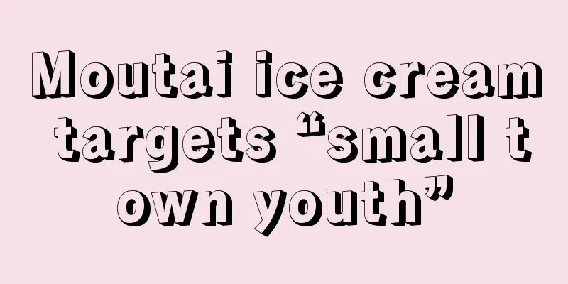 Moutai ice cream targets “small town youth”