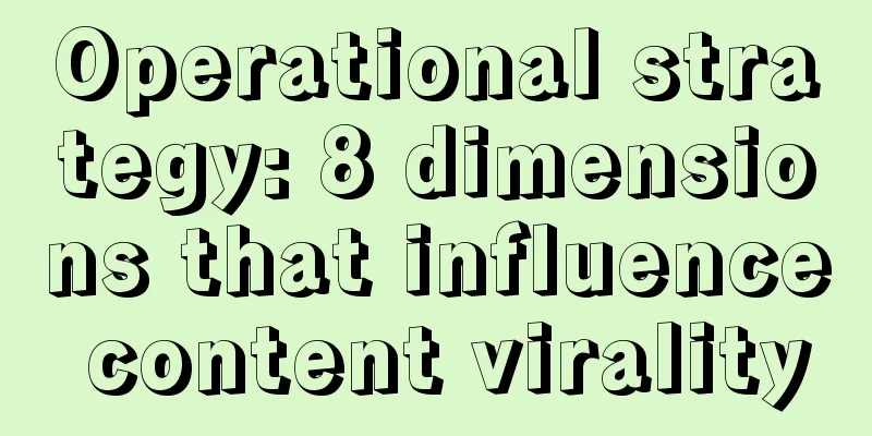 Operational strategy: 8 dimensions that influence content virality