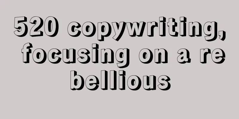520 copywriting, focusing on a rebellious