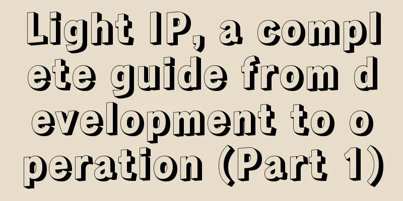 Light IP, a complete guide from development to operation (Part 1)