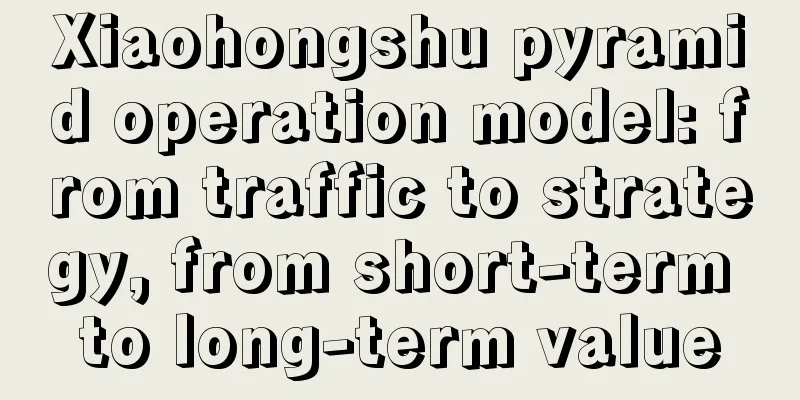 Xiaohongshu pyramid operation model: from traffic to strategy, from short-term to long-term value