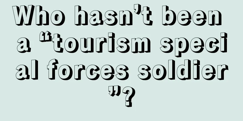 Who hasn’t been a “tourism special forces soldier”?