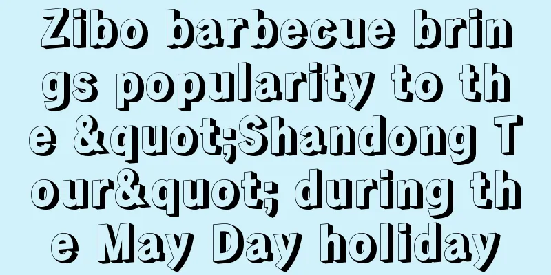 Zibo barbecue brings popularity to the "Shandong Tour" during the May Day holiday