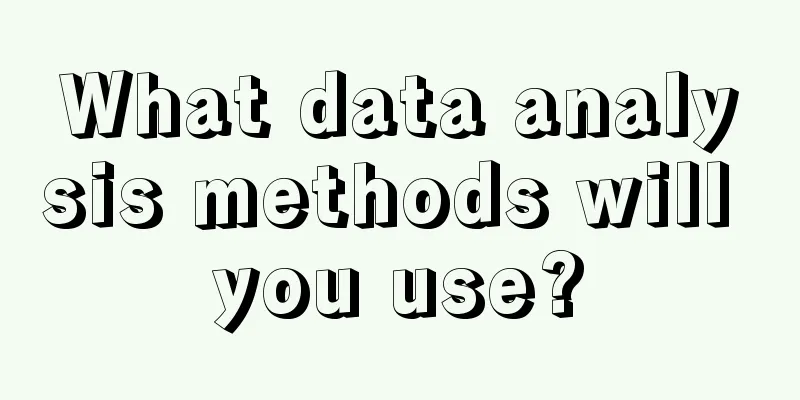 What data analysis methods will you use?