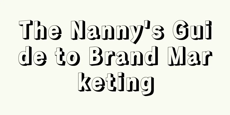 The Nanny's Guide to Brand Marketing