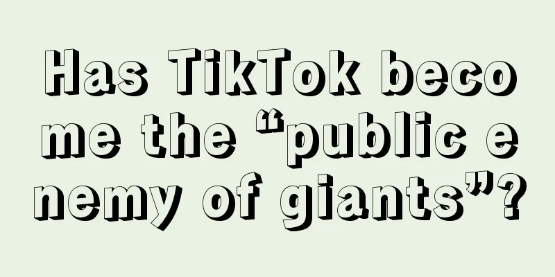 Has TikTok become the “public enemy of giants”?