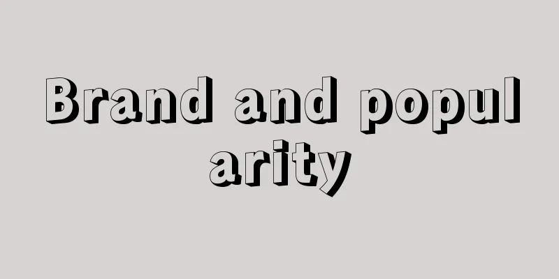 Brand and popularity