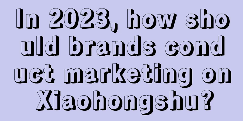 In 2023, how should brands conduct marketing on Xiaohongshu?